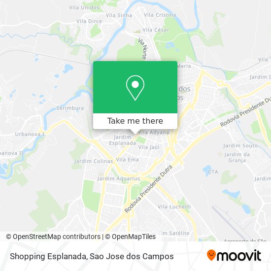 Shopping Esplanada map