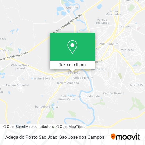 Adega do Posto Sao Joao map