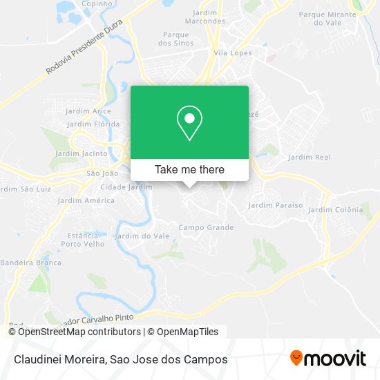 Claudinei Moreira map