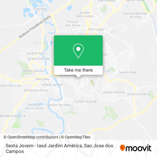 Sexta Jovem - Iasd Jardim América map