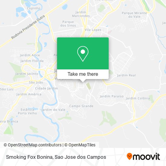 Mapa Smoking Fox Bonina