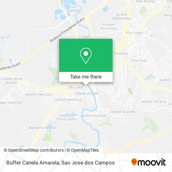 Buffet Canela Amarela map