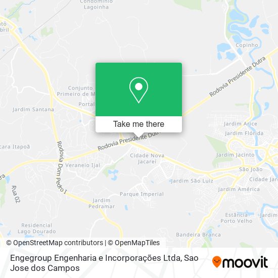 Mapa Engegroup Engenharia e Incorporações Ltda