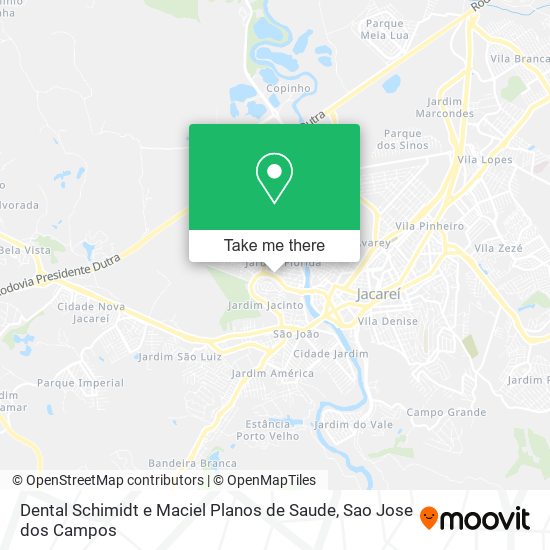 Mapa Dental Schimidt e Maciel Planos de Saude