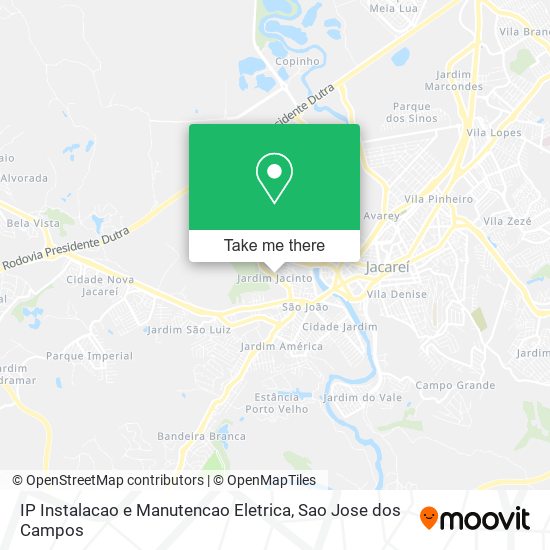 Mapa IP Instalacao e Manutencao Eletrica