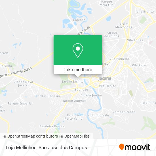 Loja Mellinhos map