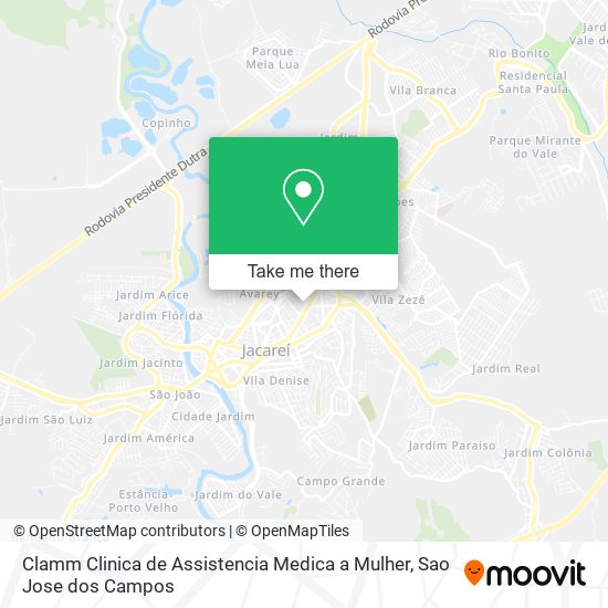 Clamm Clinica de Assistencia Medica a Mulher map