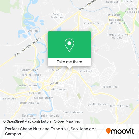 Perfect Shape Nutricao Esportiva map