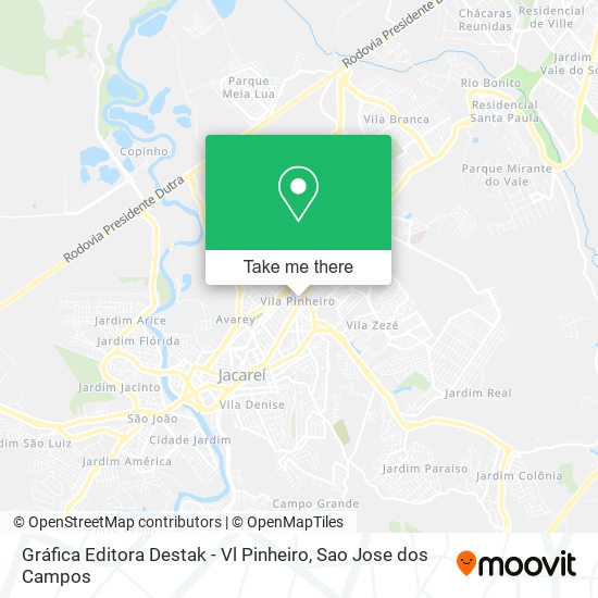Gráfica Editora Destak - Vl Pinheiro map