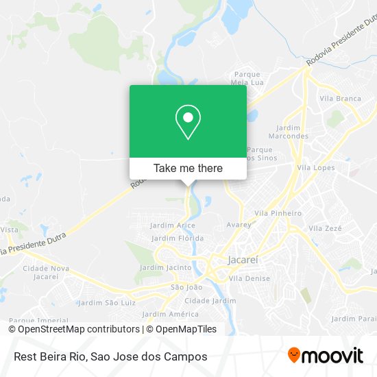 Rest Beira Rio map