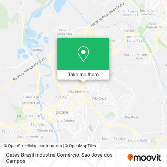 Gates Brasil Indústria Comércio map