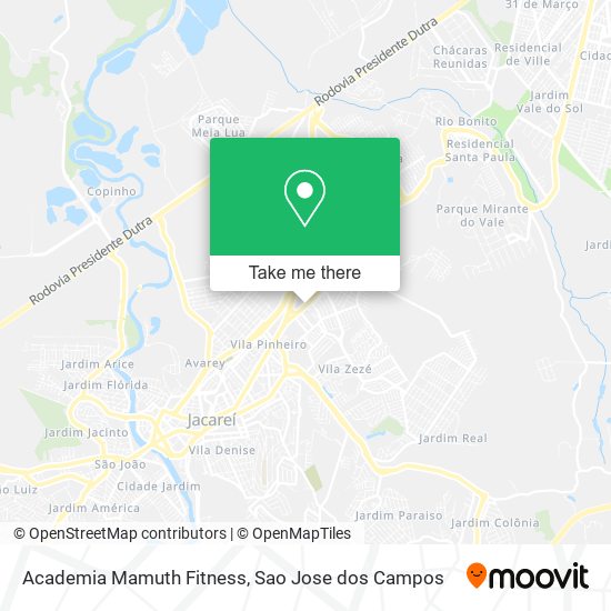 Academia Mamuth Fitness map