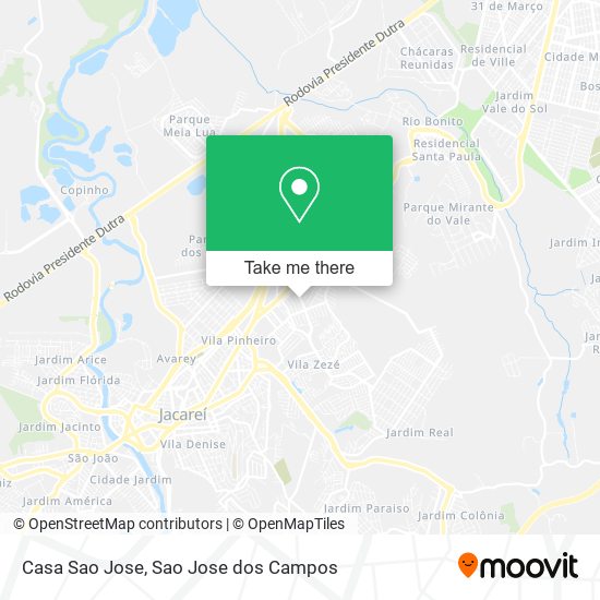 Casa Sao Jose map