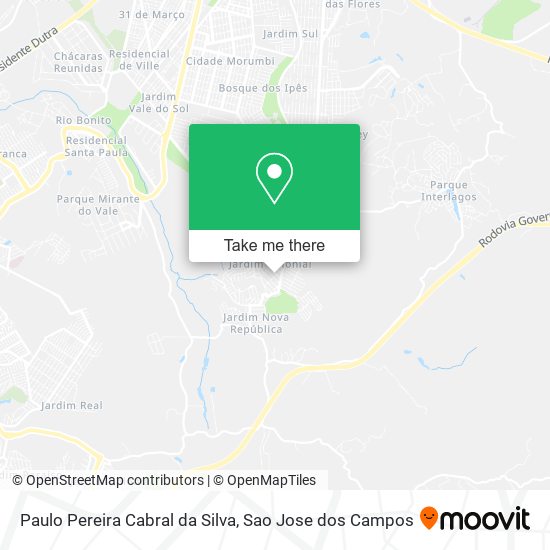 Mapa Paulo Pereira Cabral da Silva