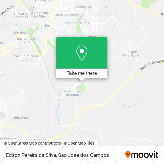 Edson Pereira da Silva map