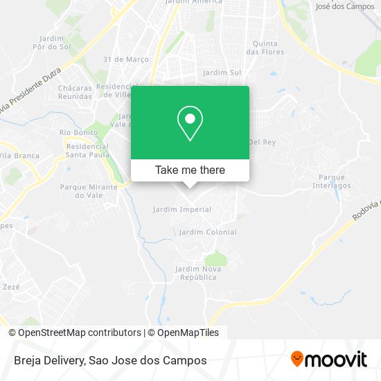 Breja Delivery map