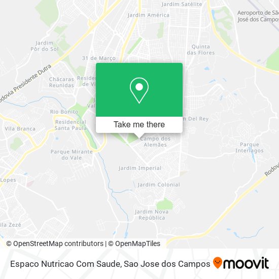 Espaco Nutricao Com Saude map