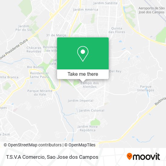 T.S.V.A Comercio map