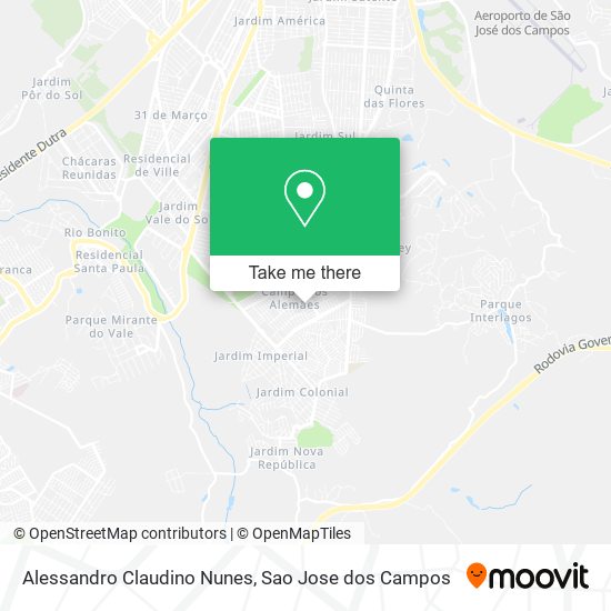 Alessandro Claudino Nunes map