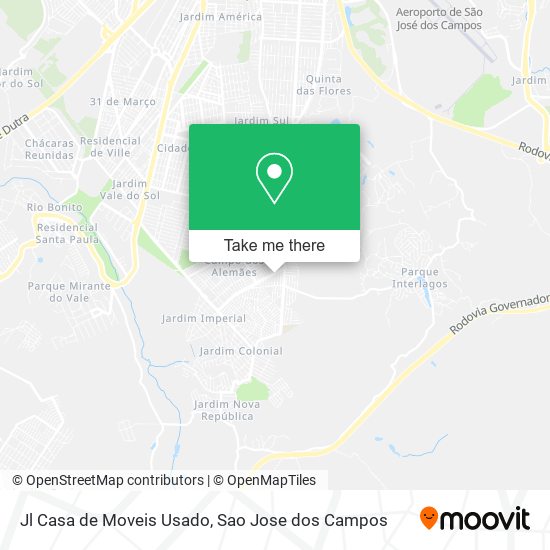 Jl Casa de Moveis Usado map
