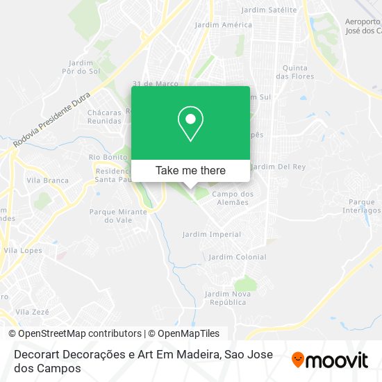 Decorart Decorações e Art Em Madeira map