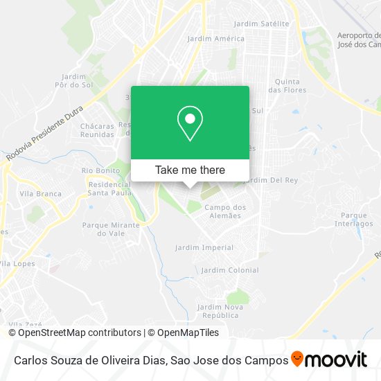 Carlos Souza de Oliveira Dias map