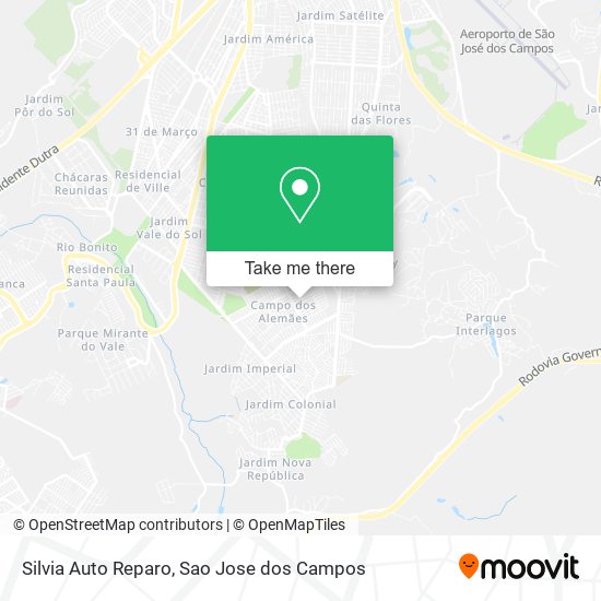 Silvia Auto Reparo map