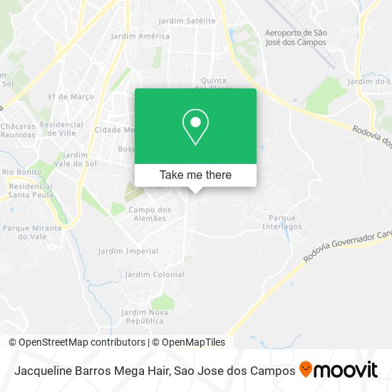 Jacqueline Barros Mega Hair map