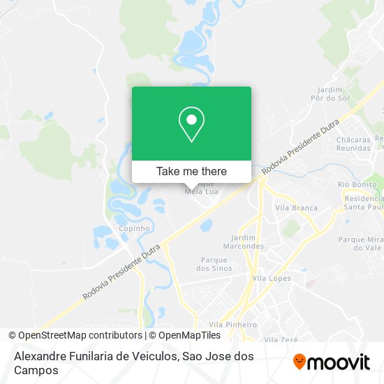 Alexandre Funilaria de Veiculos map