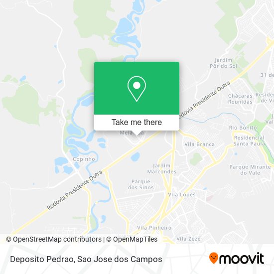 Deposito Pedrao map