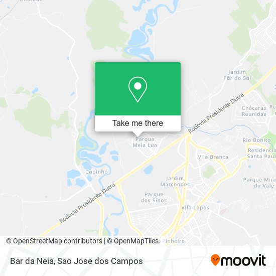 Bar da Neia map