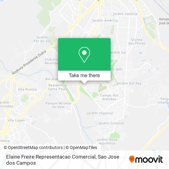 Mapa Elaine Freire Representacao Comercial