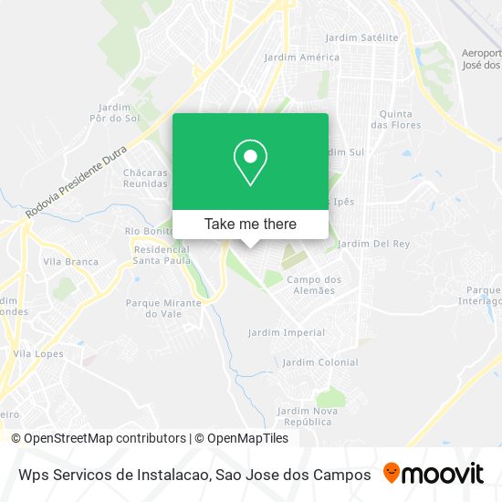 Mapa Wps Servicos de Instalacao