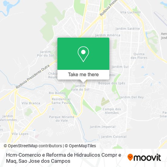 Mapa Hcm-Comercio e Reforma de Hidraulicos Compr e Maq