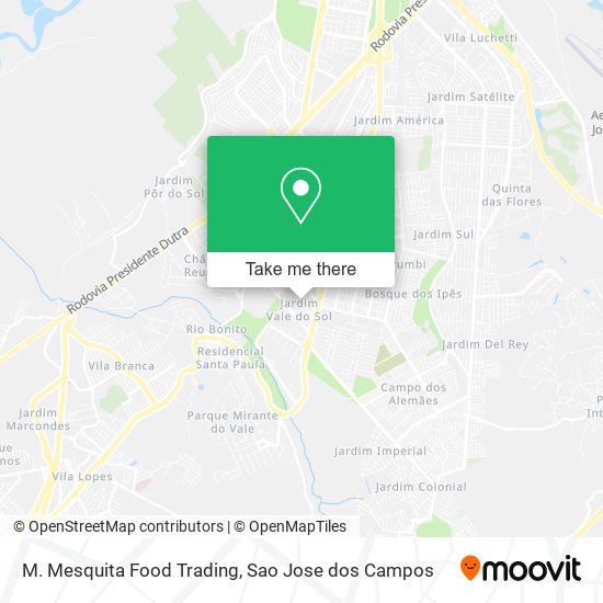 M. Mesquita Food Trading map