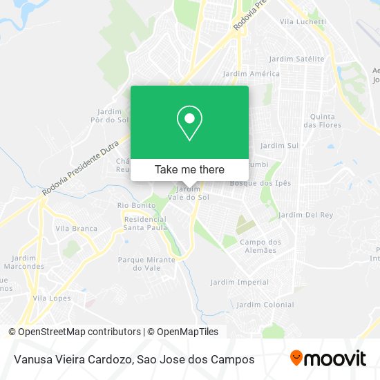 Vanusa Vieira Cardozo map