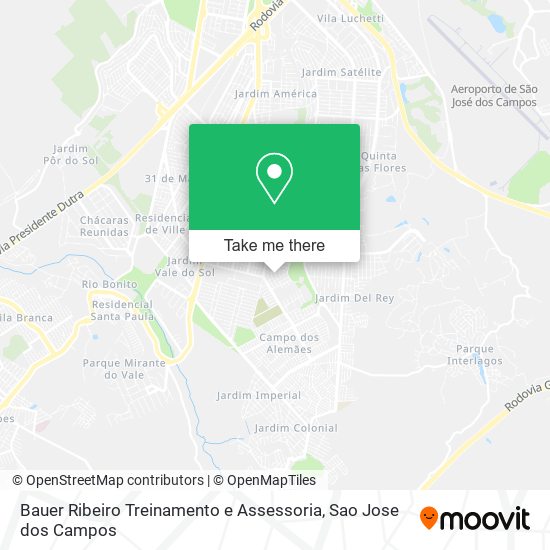 Mapa Bauer Ribeiro Treinamento e Assessoria