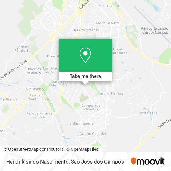 Mapa Hendrik sa do Nascimento