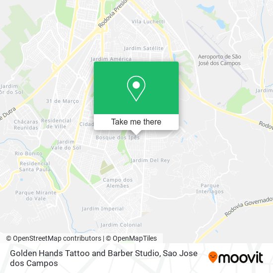 Golden Hands Tattoo and Barber Studio map