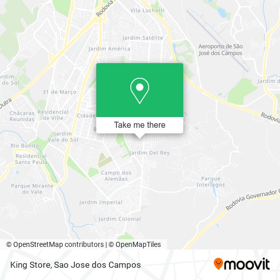 King Store map