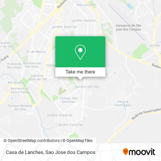 Casa de Lanches map