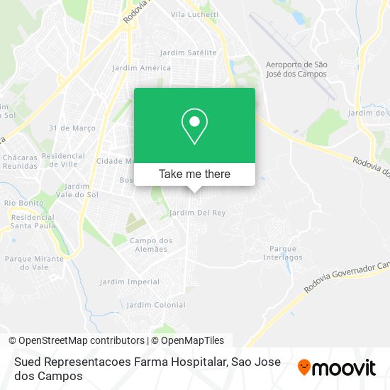 Mapa Sued Representacoes Farma Hospitalar