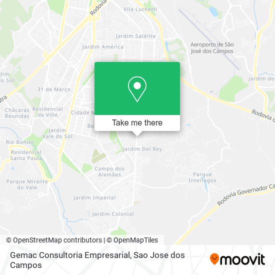 Mapa Gemac Consultoria Empresarial