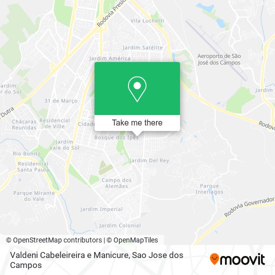 Valdeni Cabeleireira e Manicure map