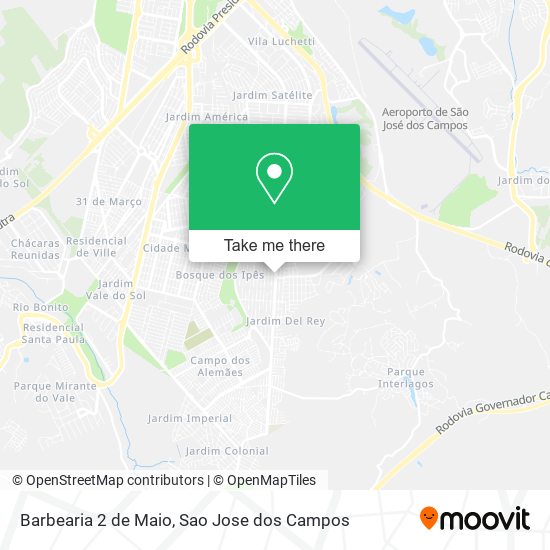 Mapa Barbearia 2 de Maio