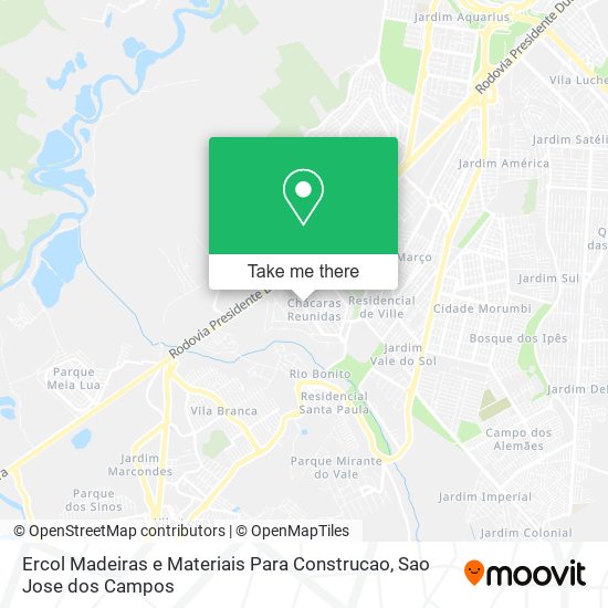 Ercol Madeiras e Materiais Para Construcao map
