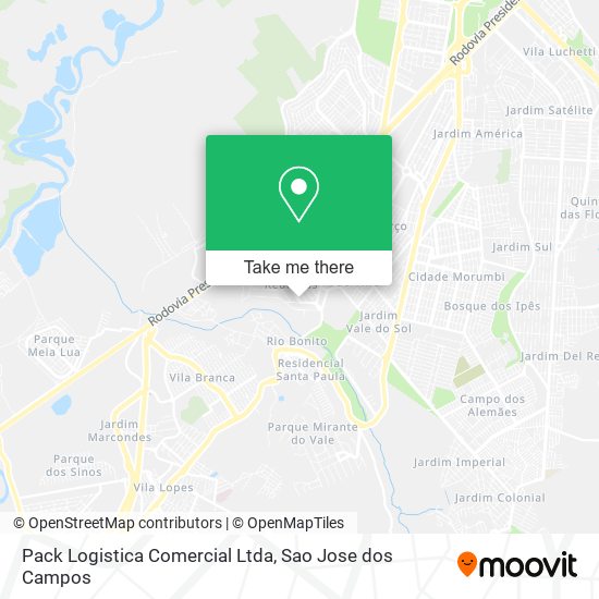 Pack Logistica Comercial Ltda map