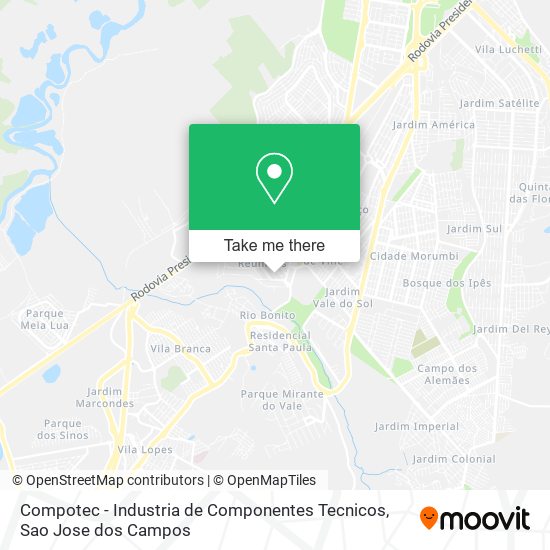 Compotec - Industria de Componentes Tecnicos map