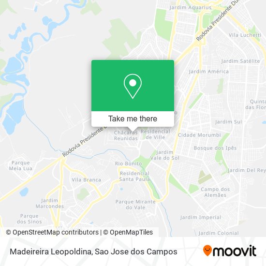 Madeireira Leopoldina map