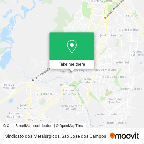 Sindicato dos Metalúrgicos map